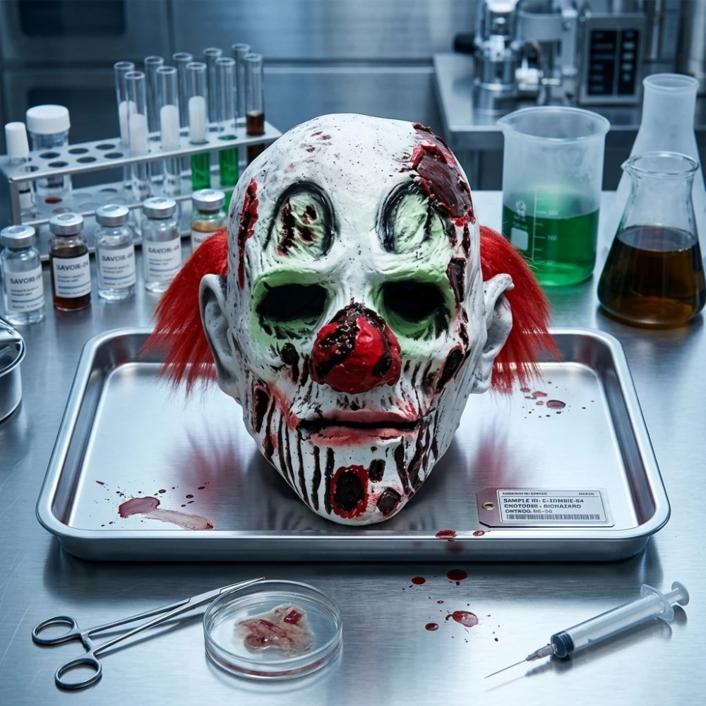 Zombie Snacks - Máscara de Látex de Terror com
