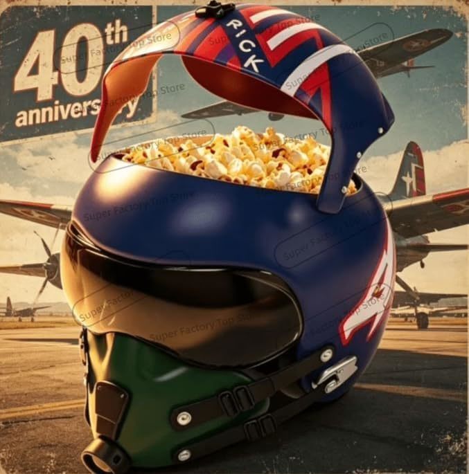 Food Like Snacks - 2026 Novo Balde de Pipoca Capacete