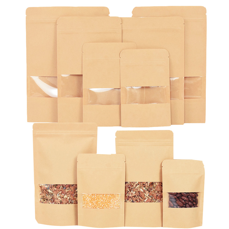 Food Snacks Party - 20/50 pçs sacos de papel kraft