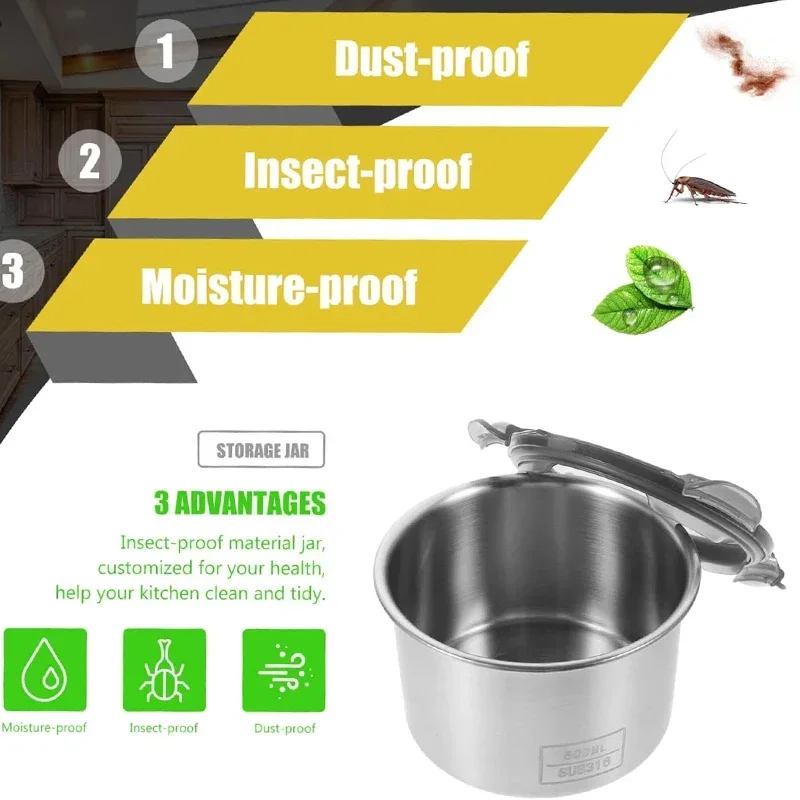 Recipiente de alimentos em aço - Food Like Snacks avaliação e preço