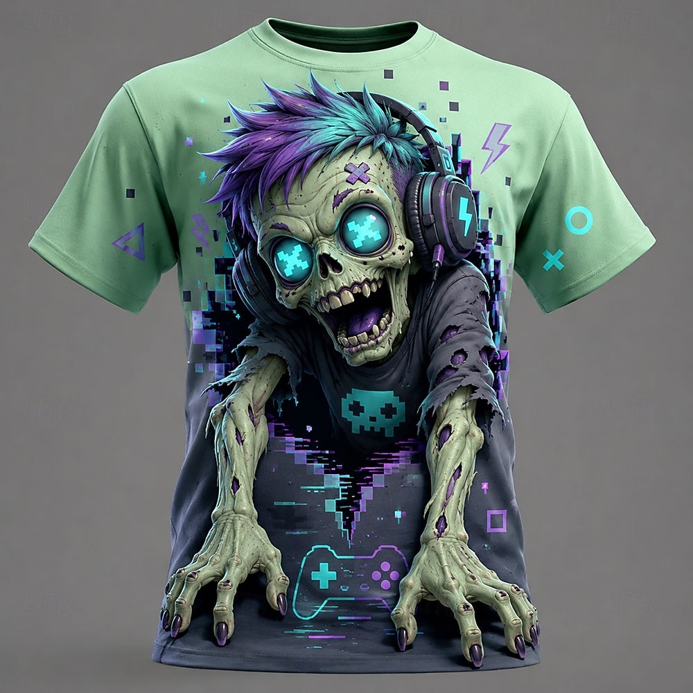Camiseta Masculina de Verão co - Zombie Snacks avaliação e preço