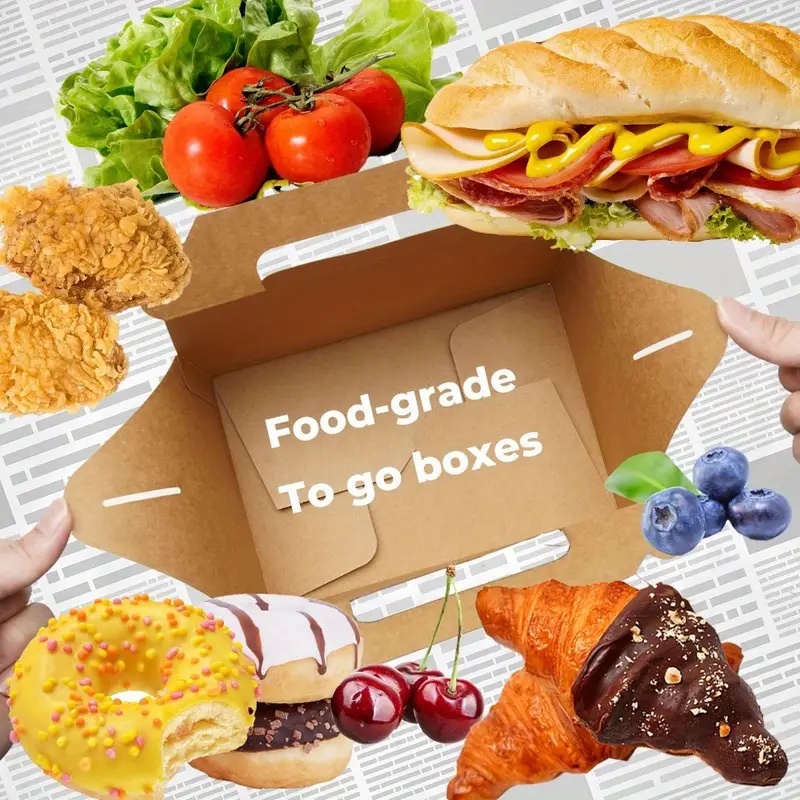 10/30 peças com janela caixa d - Food Like Snacks avaliação e preço