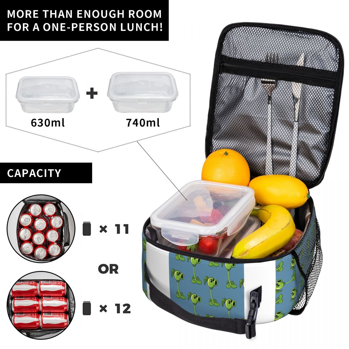 Bolsa de Lanche para Pré-escol - Zombie Snacks avaliação e preço