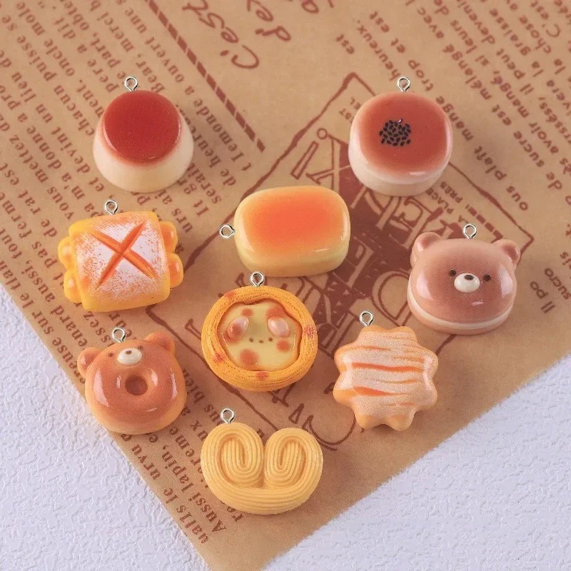 10 Peças de Pingentes de Resin - Food Snacks Party avaliação e preço
