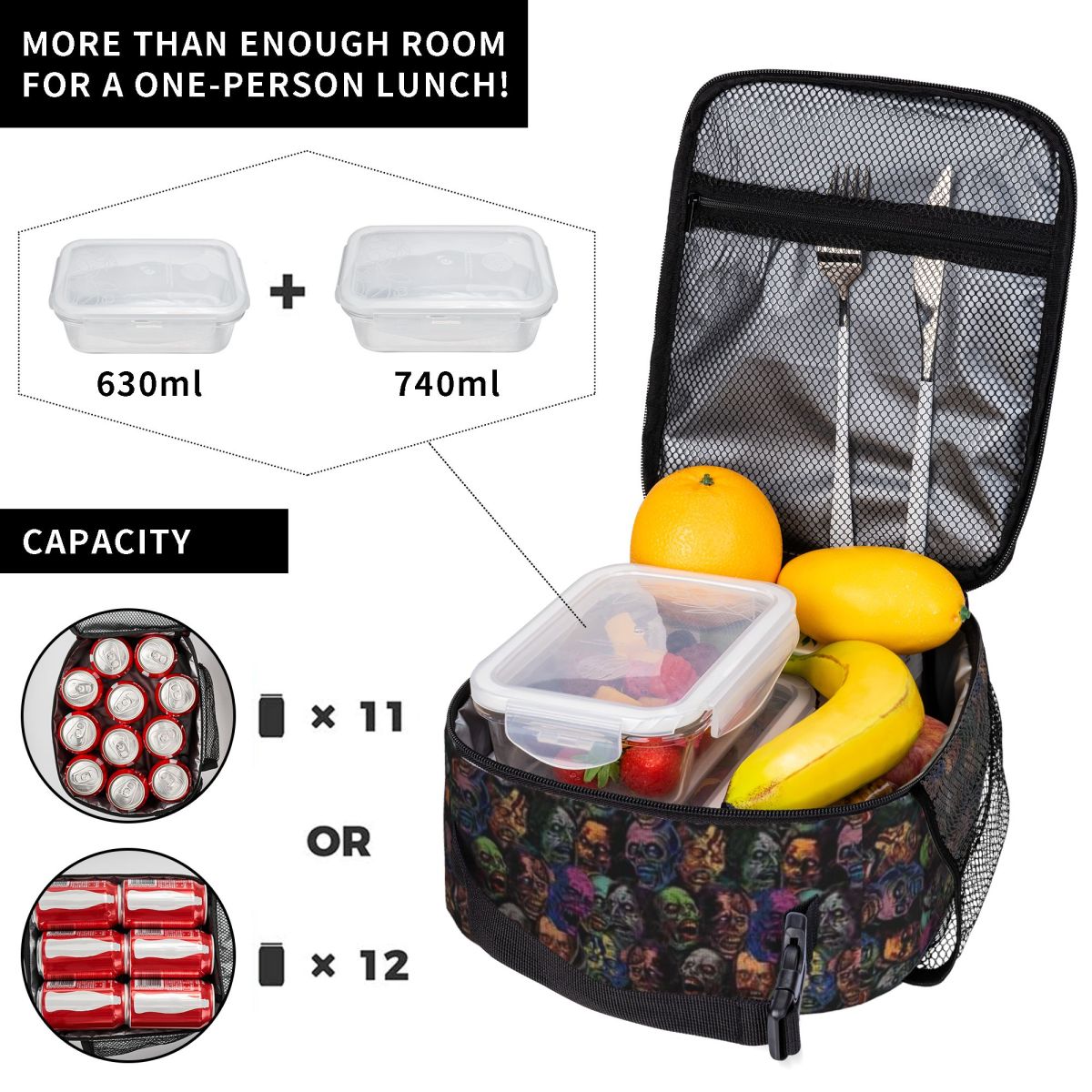 Bolsa Térmica para Lanches com - Zombie Snacks avaliação e preço