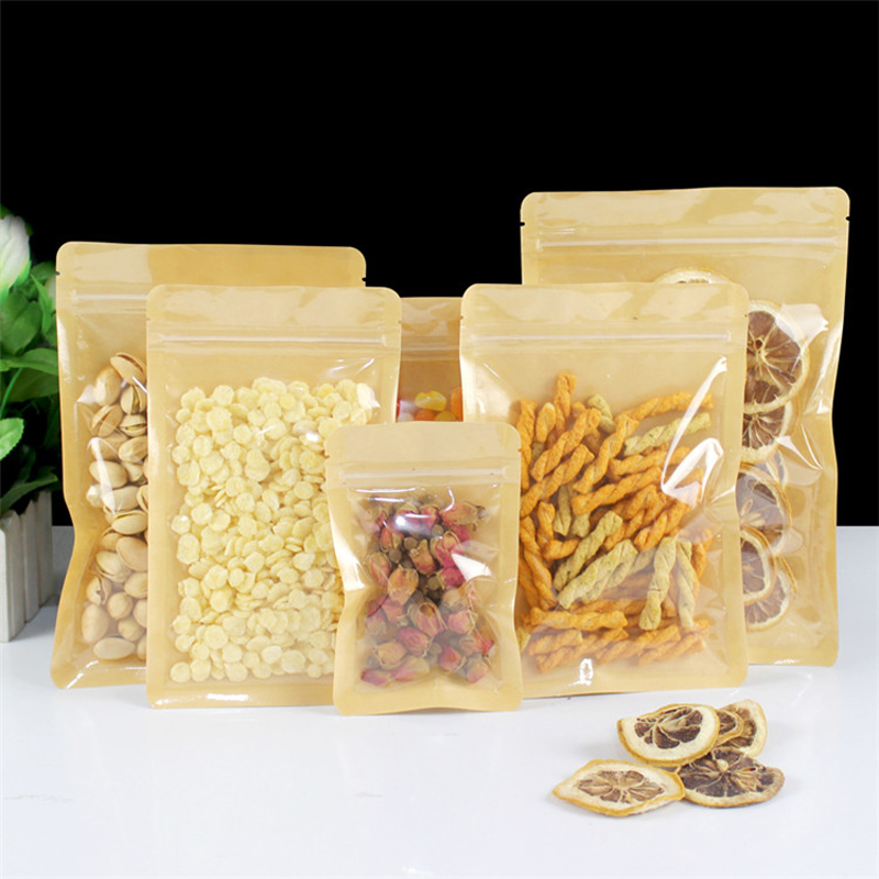 Marrom um lado claro resealabl - Food Like Snacks avaliação e preço