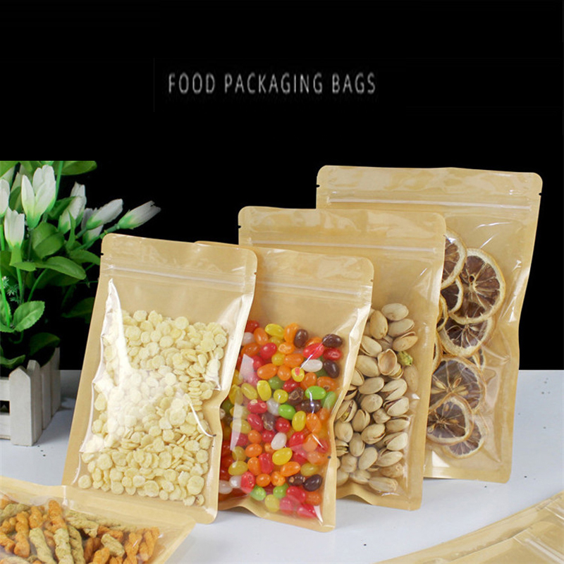 Marrom um lado claro resealabl - Food Like Snacks avaliação e preço