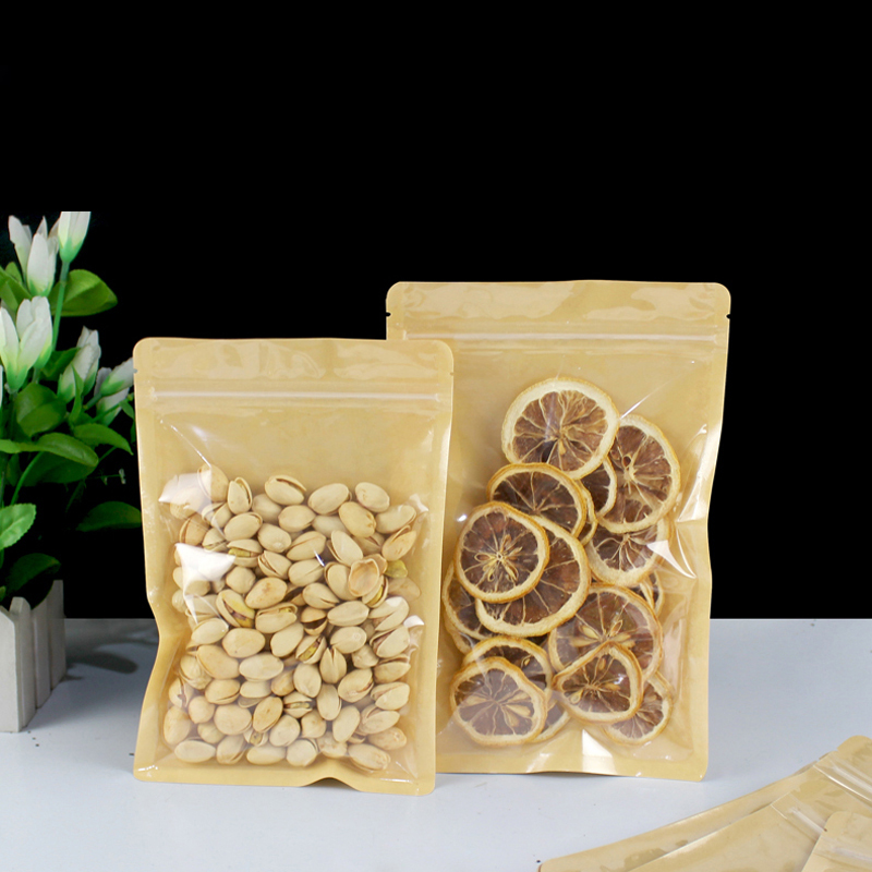Marrom um lado claro resealabl - Food Like Snacks avaliação e preço