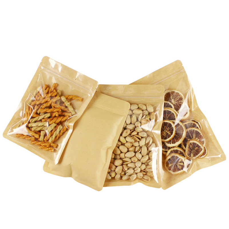 Marrom um lado claro resealabl - Food Like Snacks avaliação e preço